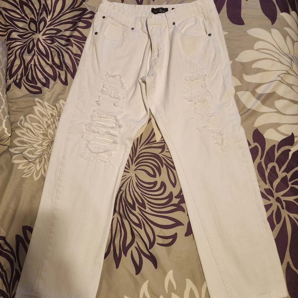 White jeans